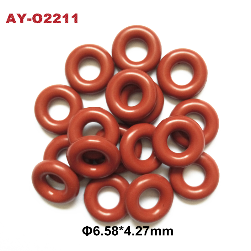 500pcs fuel injector upper oring 6.58*4.27mm for Chevy Corsa, Meriva, Montana for oem 25345146 AY-O2211 FREE SHIPPING