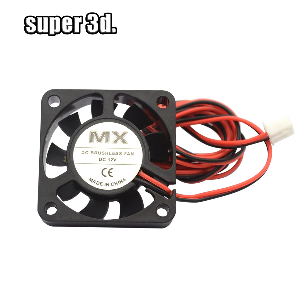 1szt 4010 Wentylator chłodzący Radiator 40x40x10 mm DC 5/12/24V kabel 30/100cm Części do drukarek 3D Reprap Ender 3 cr10 J-head hotend