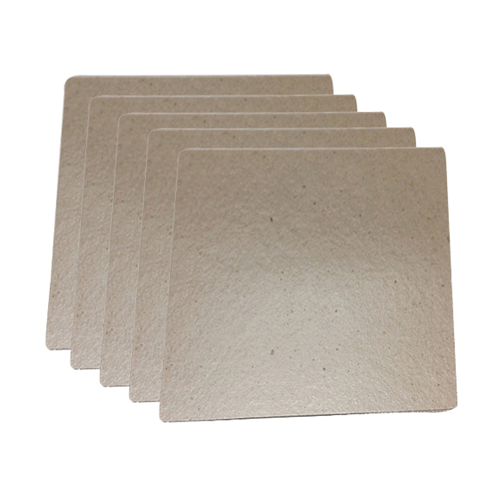 Placas de Mica gruesas para horno microondas, placas de Mica para tostadora, hojas de resina de silicona para secador de pelo Universal Midea, piezas más cálidas, 5 uds.