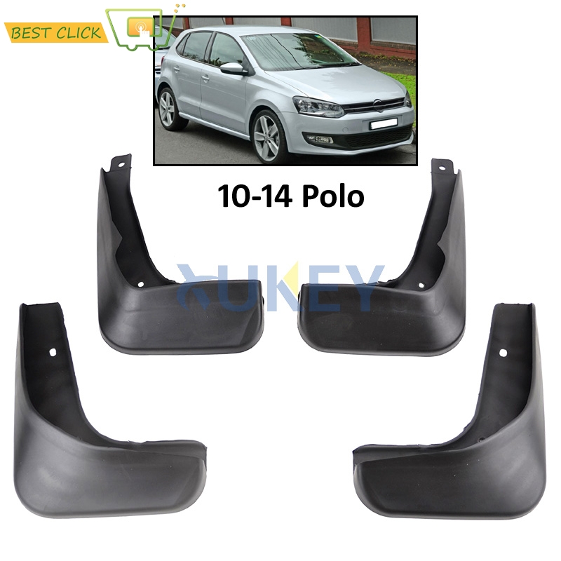 ชุดกันโคลนสำหรับ Mk5โปโล VW 6R 2010-2014แผ่นบังโคลนหน้าหลังบังโคลนบังโคลน2011 2012 2013