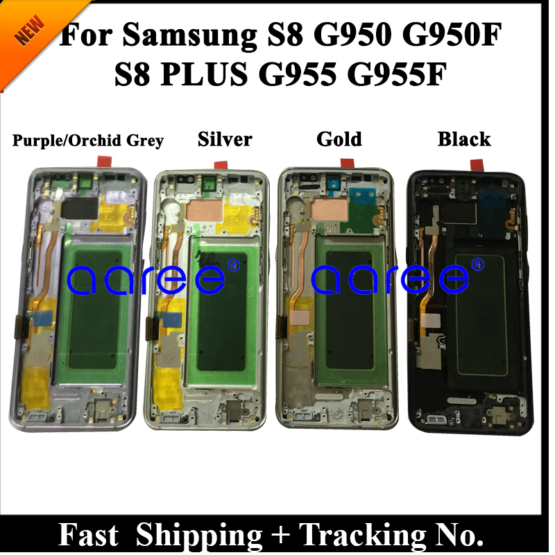 100% Super AMOLED LCD dla Samsung S8 G950 LCD S8 G950F LCD dla Samsung S8 Wyświetlacz LCD Ekran dotykowy Digitizer Montaż