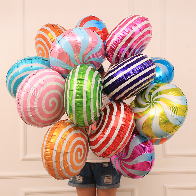10 stücke 18 zoll Candy Ballons Set Kinder Geburtstag Party Dekorationen kinder Baby Dusche Jäten Dekoration luftballons