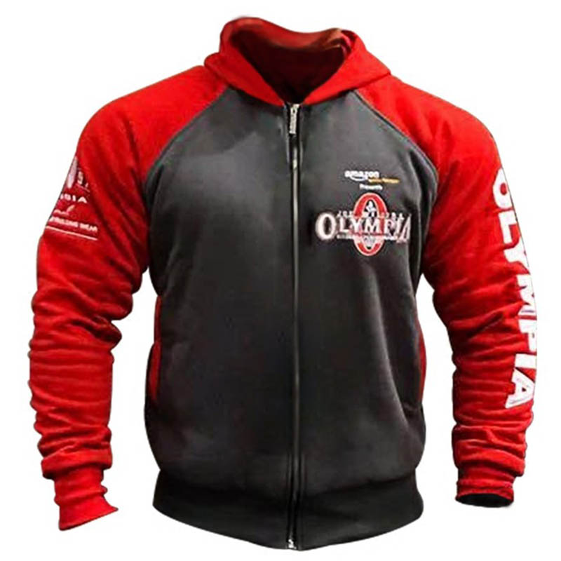 2019 Mới Đồng Nam Dây Kéo Áo Khoác Thời Trang Nam Các Phòng Tập Thể Dục Thể Hình Cotton Áo Thể Thao Thương Hiệu Top Coat