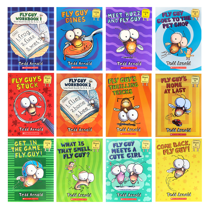 Juego de libros de bolsillo para niños, juego de libros con imágenes de fonética en inglés, libro de cuentos para niños, Educación Temprana, 12 unidades