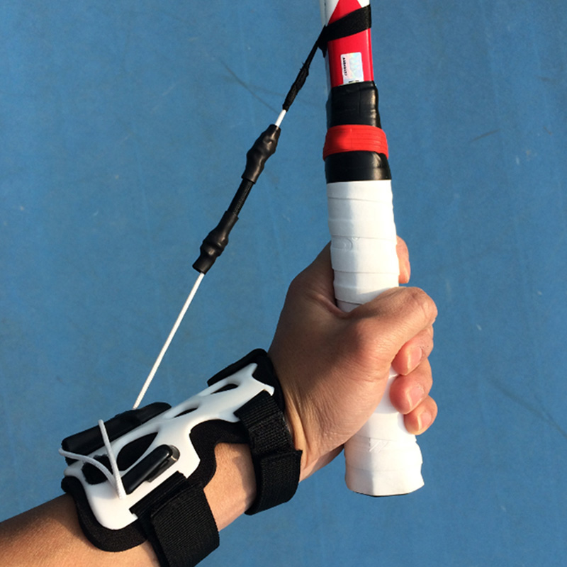 CROSSWA Professioneller Tennistrainer zum Üben von Ballmaschinen, Sporttrainingsgerät, Selbststudium, korrekte Handgelenkhaltung, Zubehör