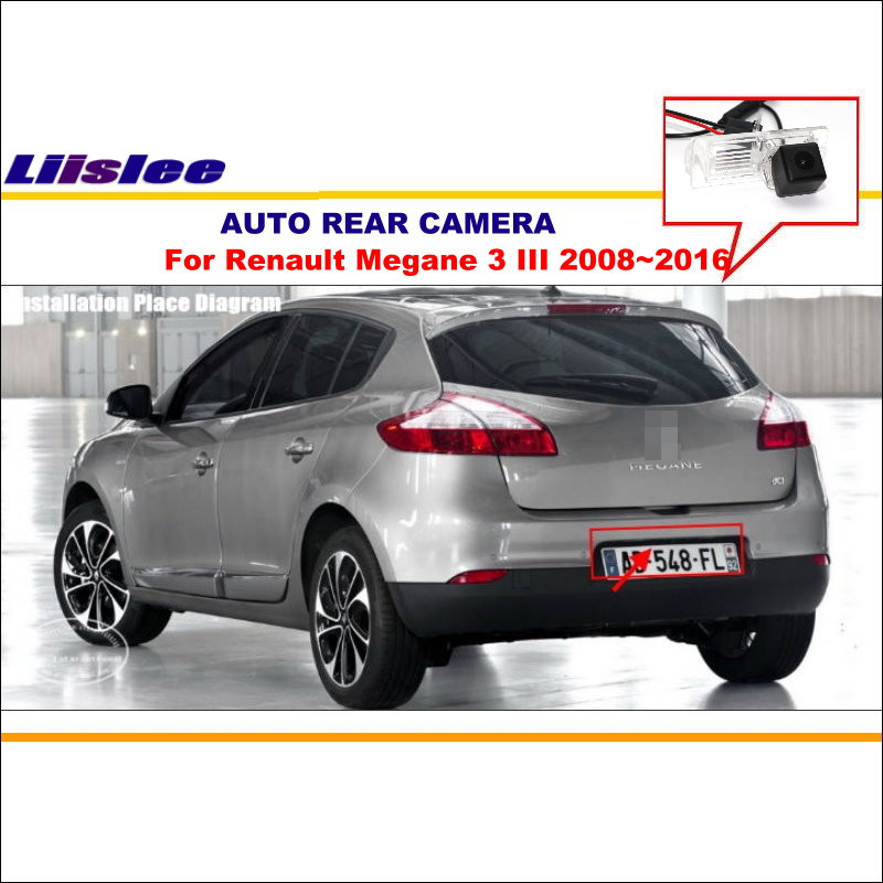For Renault Megane III 2008-2016 Vehicle Backup Camera Car Reversing Parking Rear View CAM HD CVBS Accessories