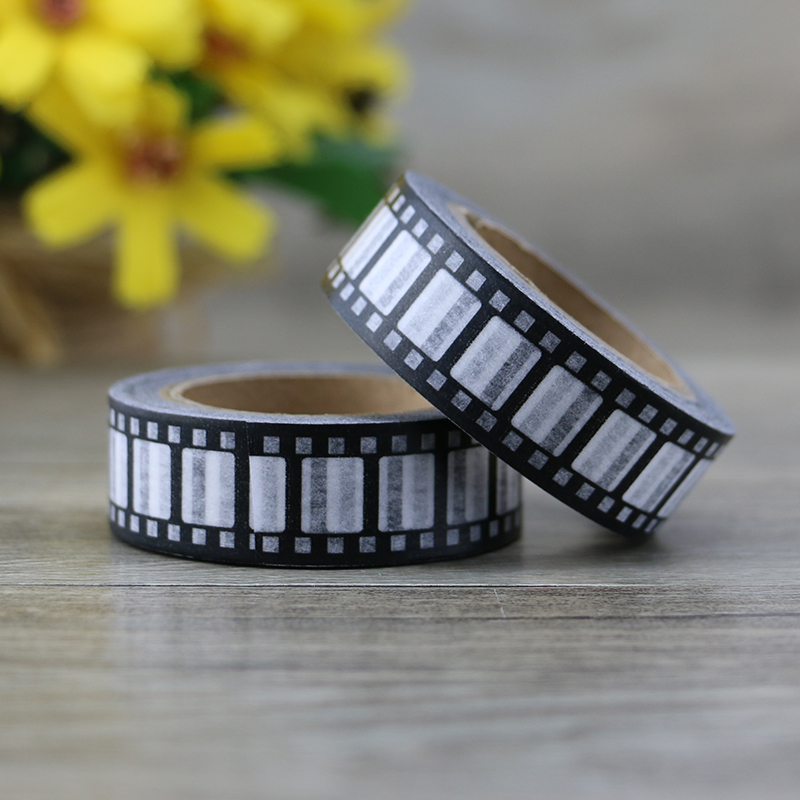 Slajdy filmowe Washi Tape Planner Taśma samoprzylepna DIY Scrapbooking Naklejka Etykieta Japońska taśma maskująca