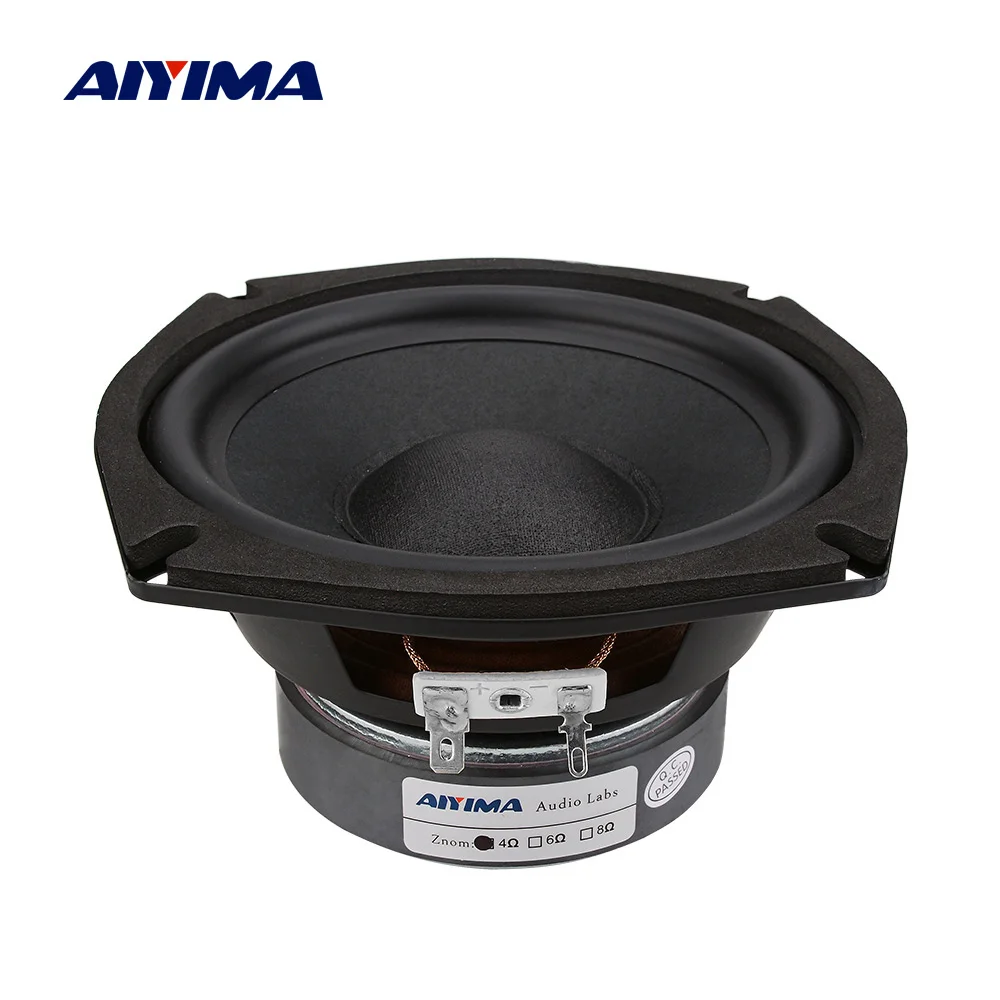AIYIMA 5.25 pouces caisson de basses haut-parleur pilote 4/8 Ohm 120W Home cinéma Hifi puissance Woofer musique haut-parleur