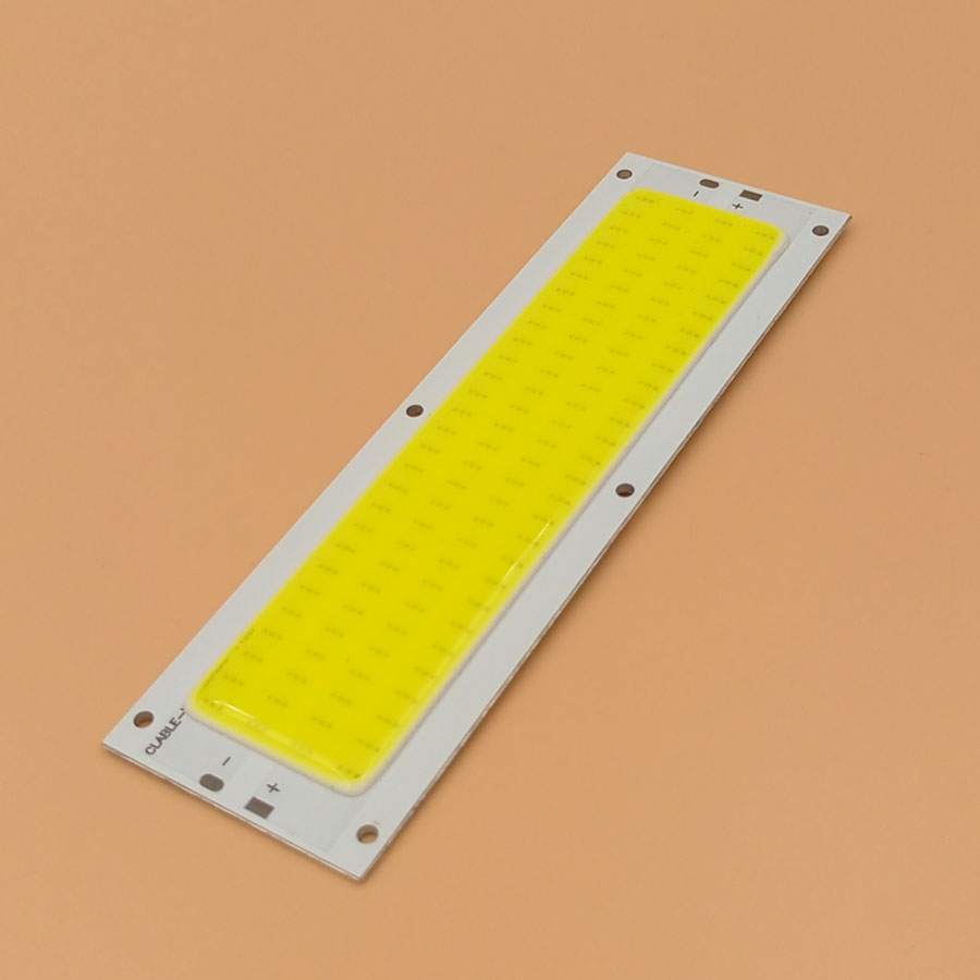 大プロモーション！ !! 超高輝度 1300LM 12 ワット COB LED ライトストリップ 12V DC DIY 12V ライトワークランプホーム電球 120*36 ミリメートル COB チップ