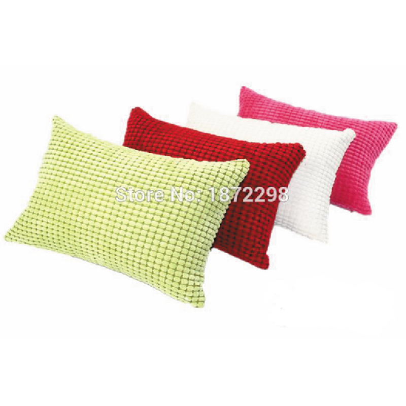 Miễn Phí Vận Chuyển 30X45cm 35X50cm 40X60cm Ren Định Lớn Hạt Bắp Đệm Đồng Bằng Gối Trang Trí Nhà HT-NPCJC-AL