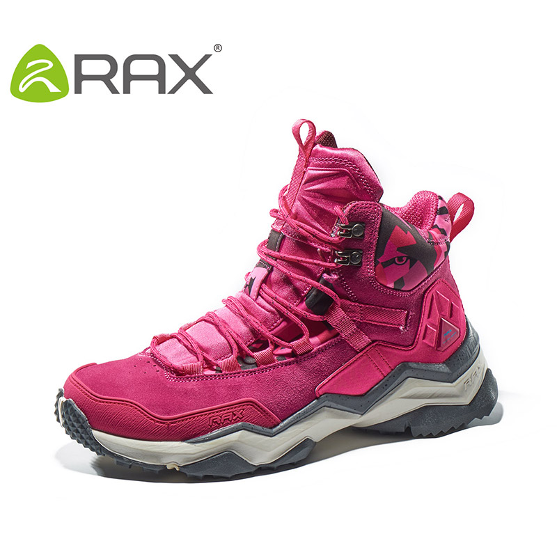 RAX Damen Wanderstiefel Wasserdichte Trekkingschuhe Leichte Bergsteigerstiefel Rutschfeste Outdoor-Sportschuhe Toursim