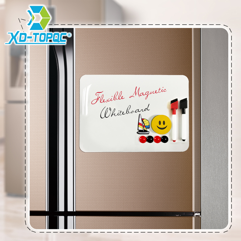 Mới A4 Khô Tẩy Xóa Bảng Trắng 9 "X 12" Linh Hoạt Tủ Lạnh Từ Trẻ Em Tủ Lạnh Vẽ Bảng Trắng Bảng Thông Báo nhắc Nhở Nam Châm