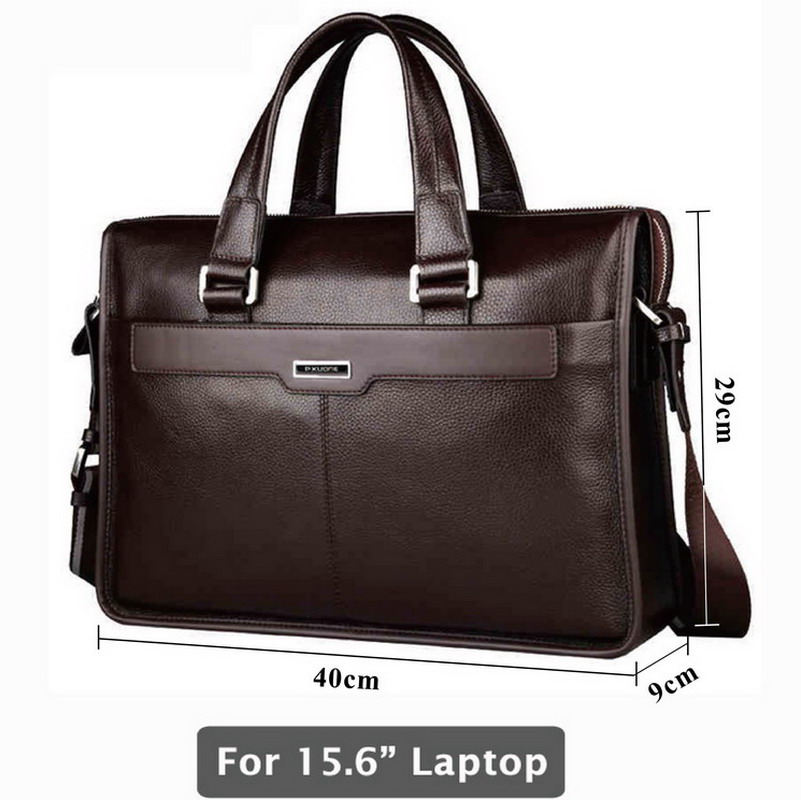 Nam Da Thật Chính Hãng Da Cặp Xách, Laptop Da, Cho 15.6 Inch Máy Tính, 15.6 Inch Túi