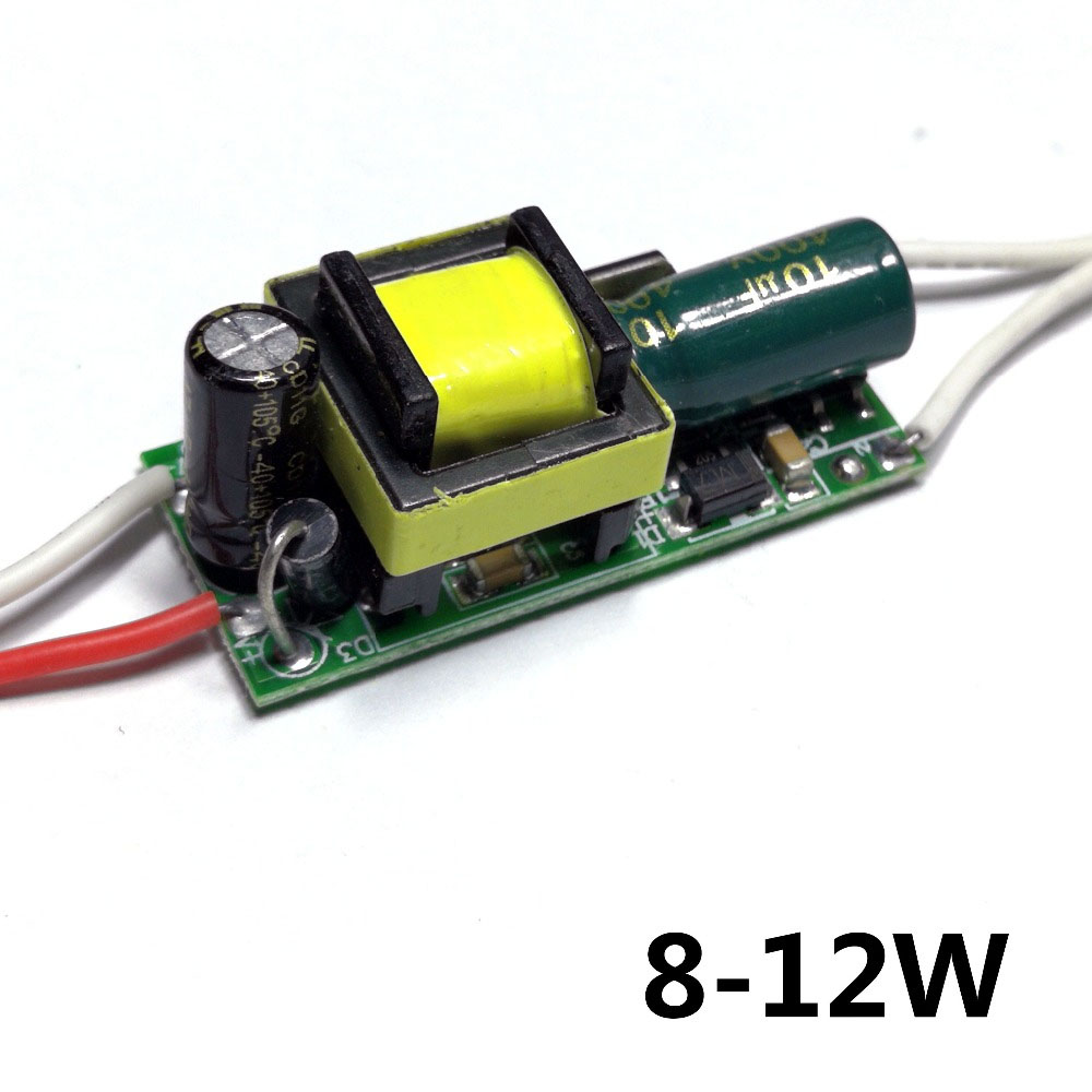 Controlador LED de 8-12W, 260-280mA para LED, fuente de alimentación de voltaje automático, transformadores de iluminación para foco LED COB, lámpara de bombilla fija