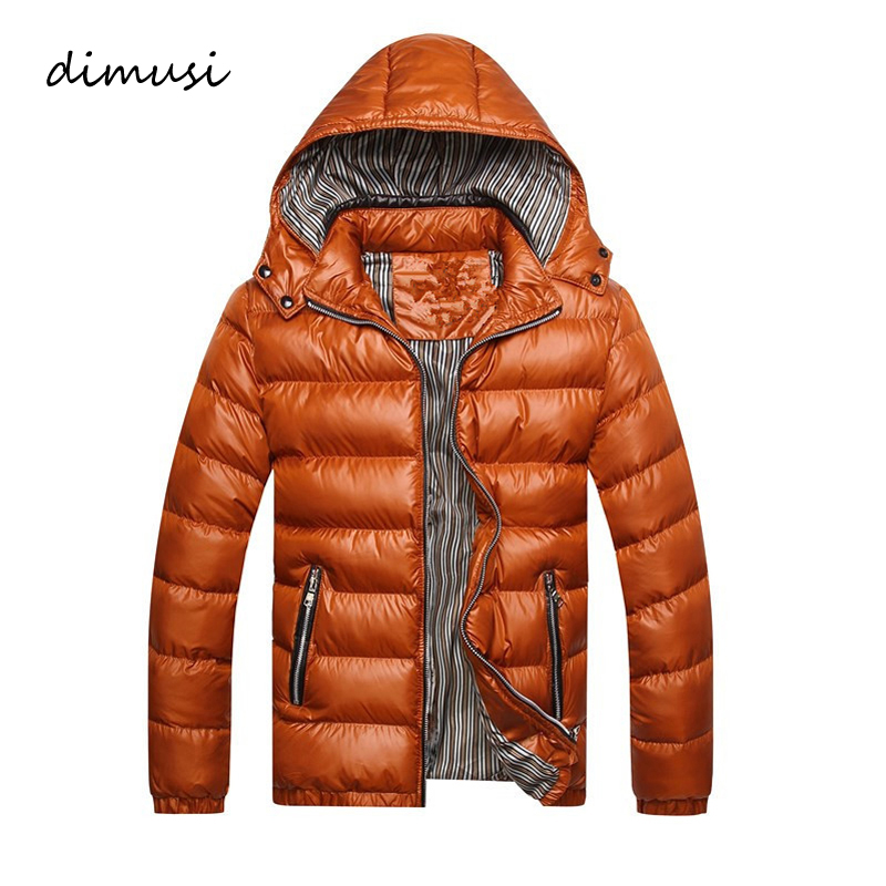 Dimusi inverno masculino jaqueta acolchoada moda algodão térmico grosso parkas masculino casual outwear blusão hoodies casacos roupas de marca