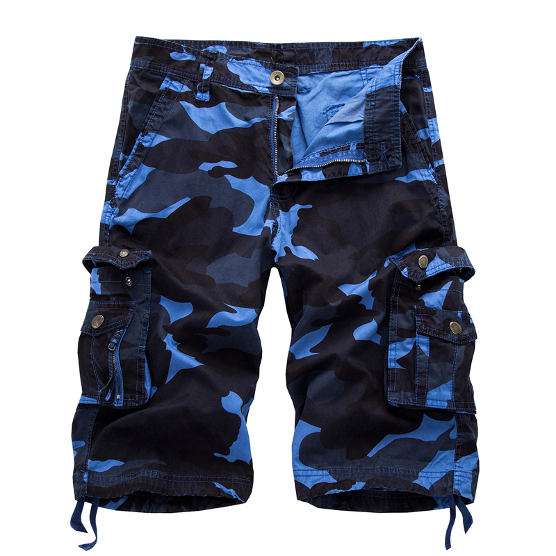2024 sommer Military Camo Cargo-Shorts Mode Camouflage Multi-Tasche Homme Armee Casual Shorts Bermudas Masculina Plus größe 40
