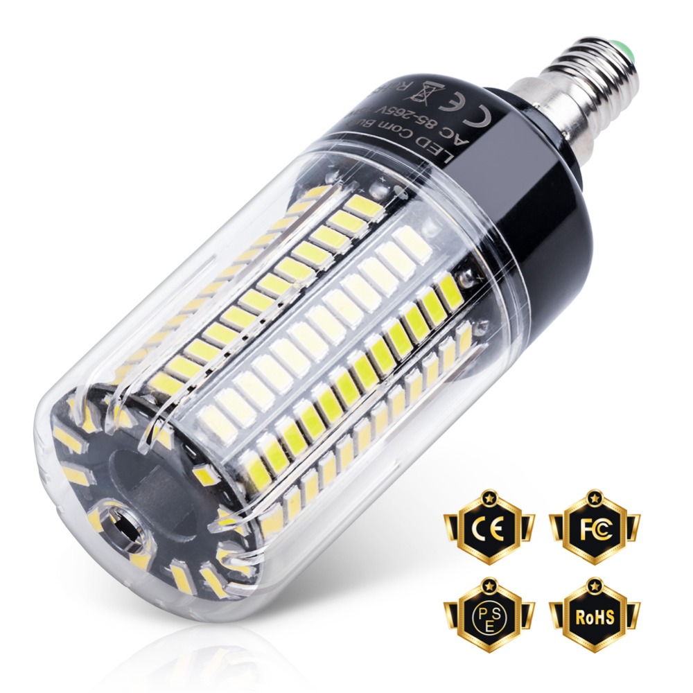 LED E27 Ngô Bóng Đèn LED 110V Bombillas E14 Nhà Bóng Đèn 220V B22 Lampada Đèn LED Chiếu Sáng 3.5W 5W 7W 9W 12W 15W 20W 5736