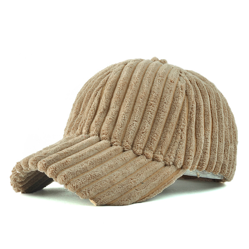 COKK – Casquette de Baseball en velours côtelé pour femme, chapeau à rabat, Hip Hop, Gorras os, automne hiver