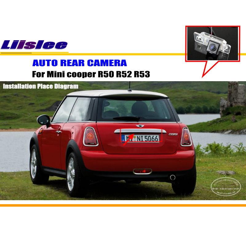 สำหรับมินิคูเปอร์ R50 R52 R53 R56 2001-2006 กล้องมองหลังรถยนต์ AUTO HD CCD CAM ชุดอุปกรณ์เสริม
