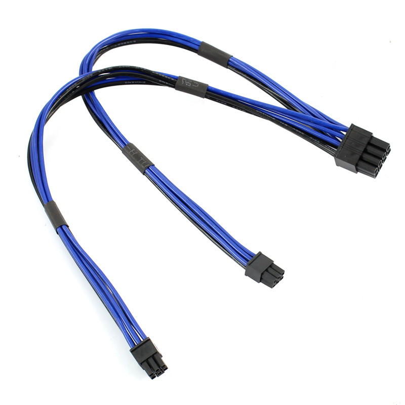 Cable adaptador de corriente para tarjeta de vídeo PCI Express Dual Mini de 6 pines a 8 pines para Mac Pro Tower/Power Mac G5