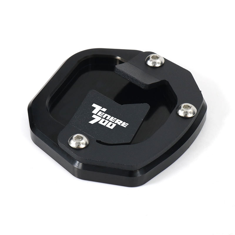 Apto para yamaha tenere 700 2019-2025 tenere 700 kickstand sapato lateral apoio para os pés suporte extensão ampliador de alumínio