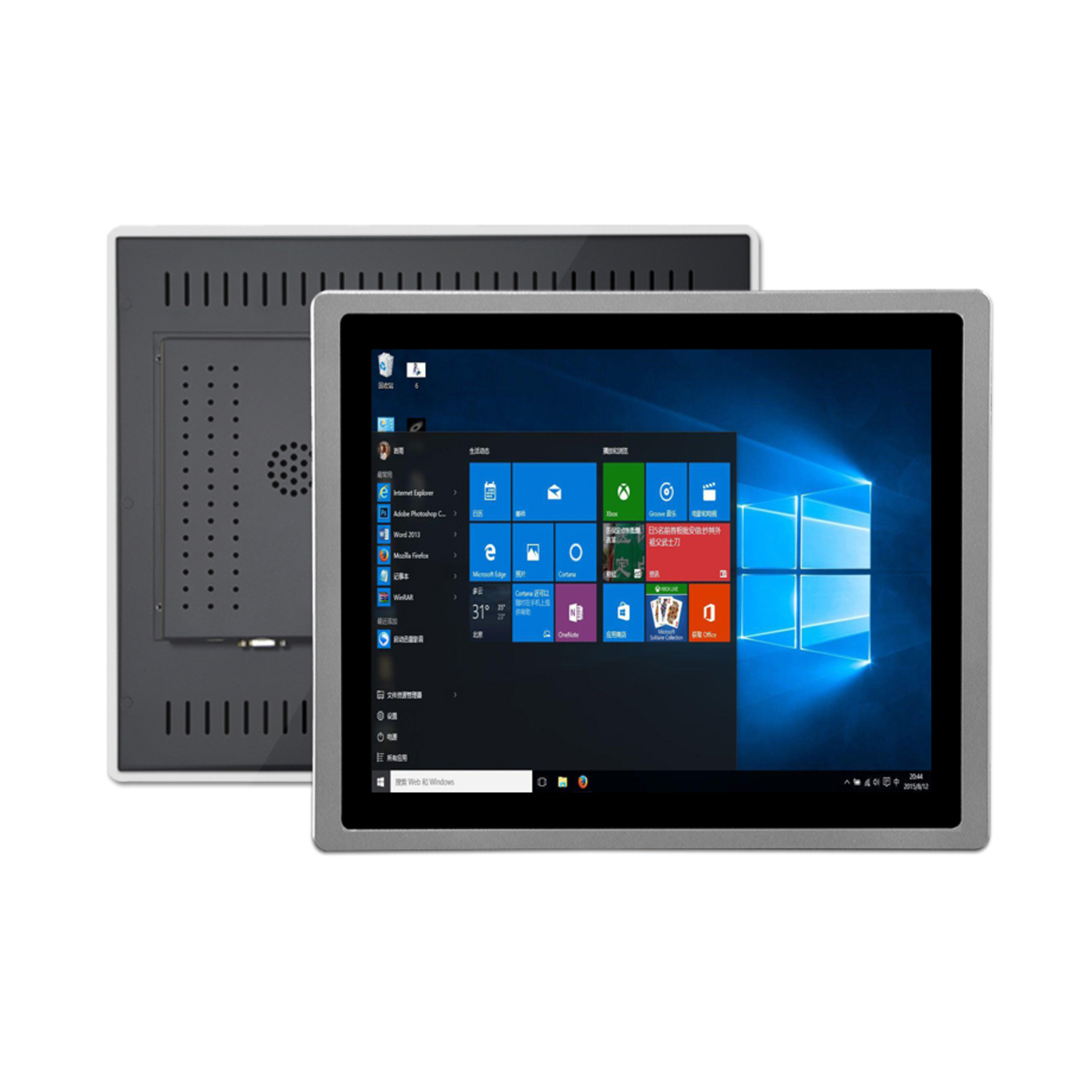 Mini ordenador Industrial de 17 pulgadas con pantalla táctil capacitiva, Panel de PC todo en uno, WiFi integrado, RS232COM, para Win10 Pro, 1280x1024