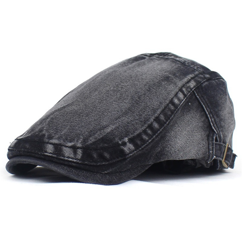 Cappelli da berretto da pittore per uomo e donna in cotone con visiera piatta in cotone 10