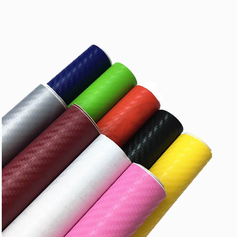50 cm x 200 cm 3D Koolstofvezel Vinyl Auto Wrap Sheet Roll Film Auto Stickers en Decals Motorfiets Auto Styling Accessoires auto's