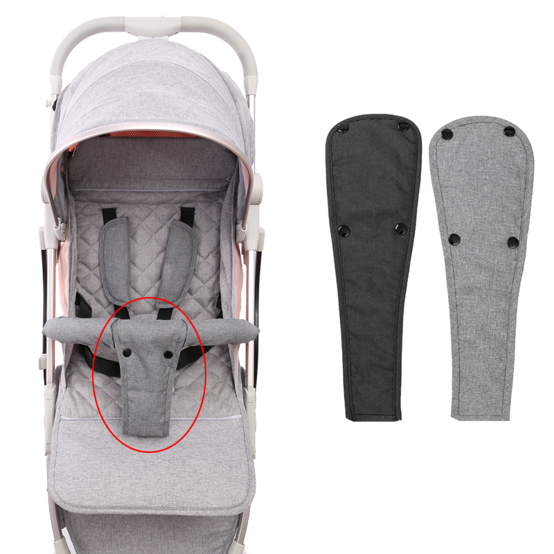 Carrinho de bebê antiderrapante protetor buggy arnês para infantil cinto frontal capa acessórios tecido algodão alta qualidade