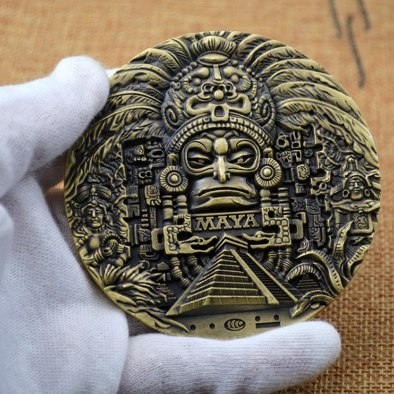 Памятные монеты, ацтекский календарь майя, сувениры, предсказывают памятные монеты, коллекционные памятные монеты