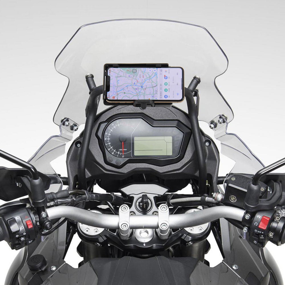 Dla BENELLI TRK502 TRK 520X Jinpeng TRK502 X motocykl GPS inteligentny telefon nawigacja GPS wspornik płyty dostosuj zestaw uchwytów