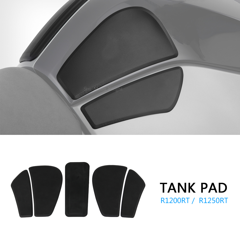 Protetor de tanque de combustível lateral para motocicleta, protetor adesivo de tração com revestimento para bmw r1250rt r 1250 rt r1200rt lc 2014