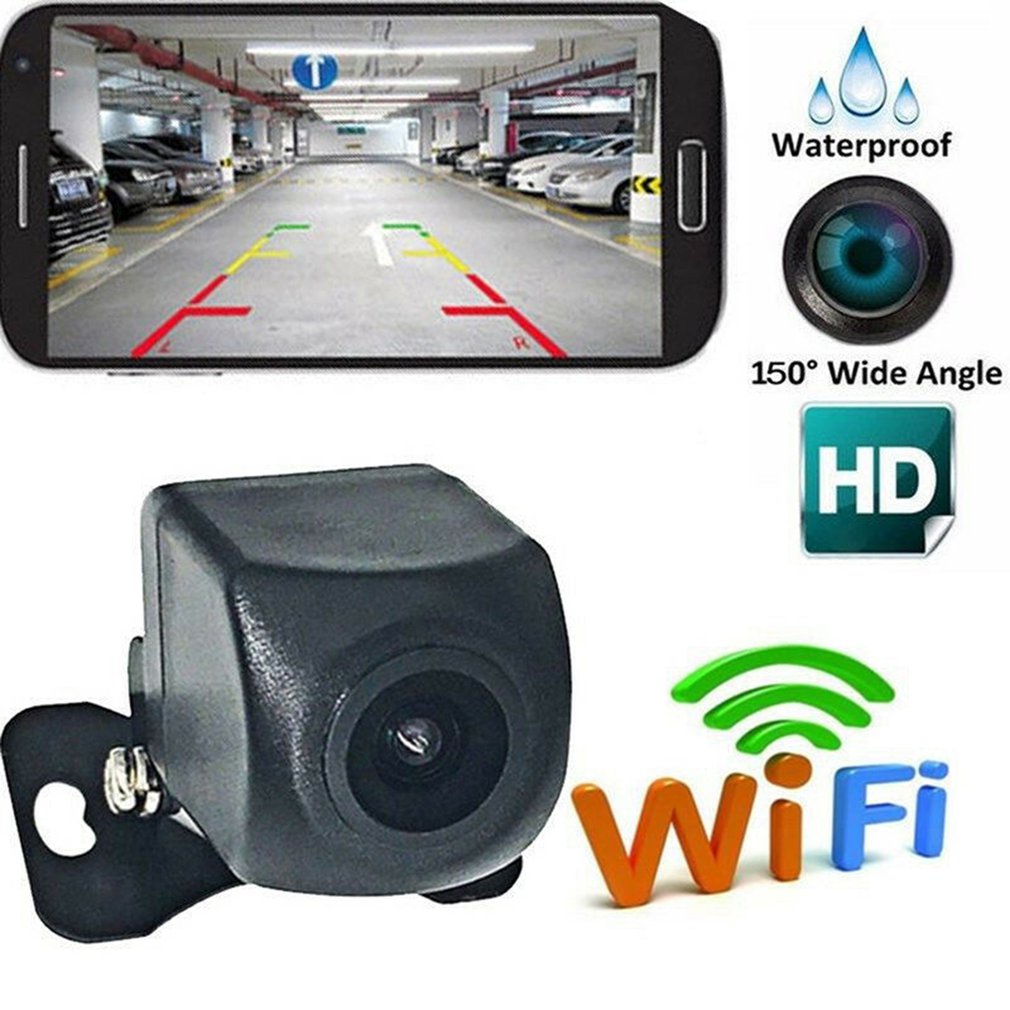 Telecamera di retromarcia per auto Wifi per retromarcia HD1080P Kit telecamera per monitor di parcheggio di backup Telecamera per auto universale notturna