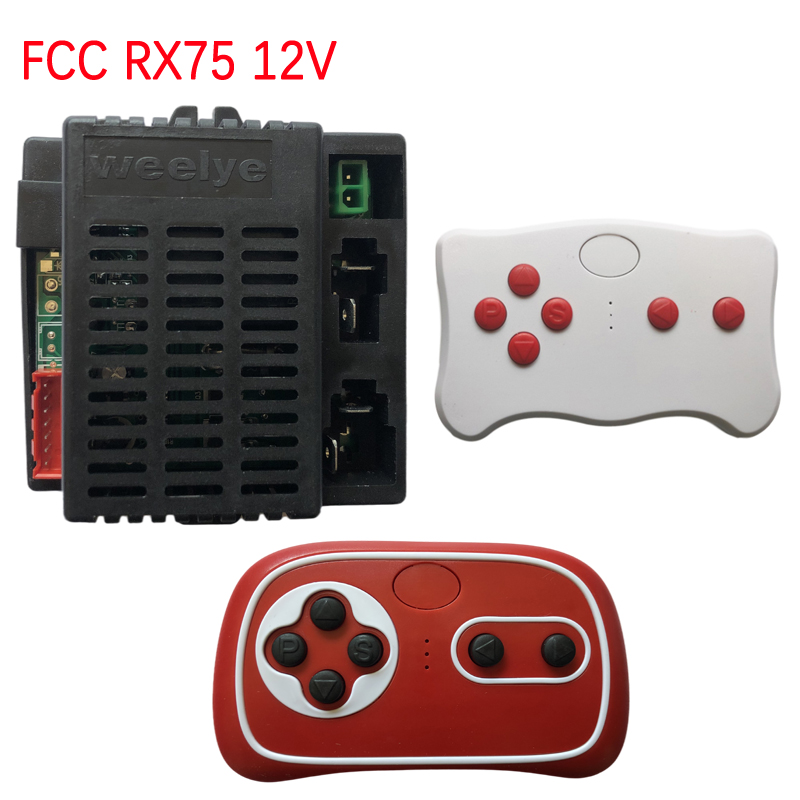 Wellye Weelye RX75 12V Kinder Elektrisches Fahrt auf Spielzeugauto 2,4G Bluetooth Fernbedienung Box Sender Motherboard Teile