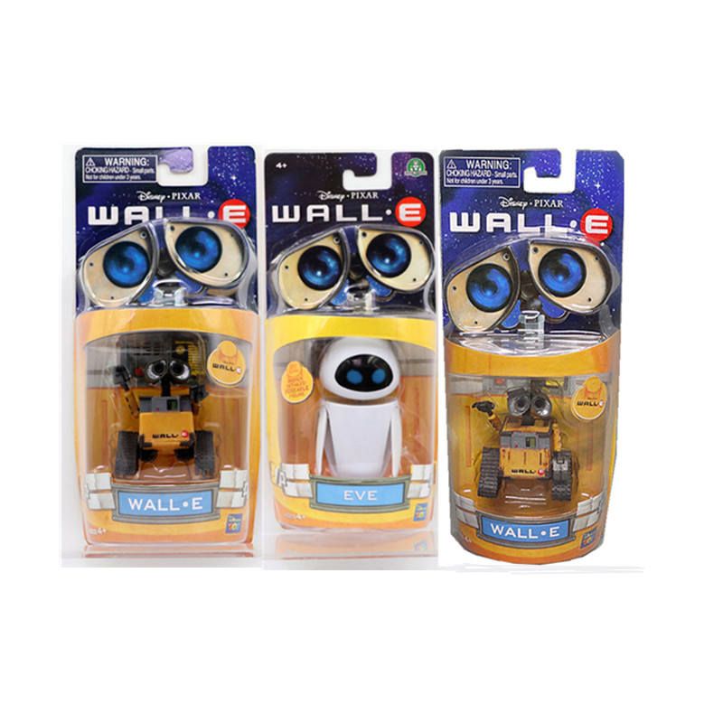 New Arrival Wall-E Robot Wall E i EVE PVC kolekcja figurek zabawki modele lalki z pudełkiem