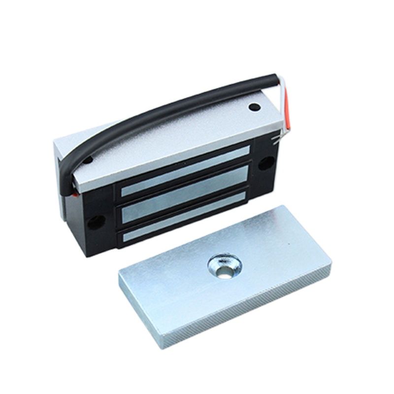 12V 60Kg Elektronik Listrik Kunci Magnetik Gagal Aman DC EM Kunci Memegang Kekuatan Elektromagnetik Mini M60 untuk Pintu Masuk Akses