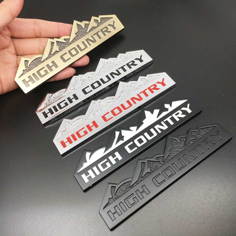 Autocollant de Style de voiture 3D en métal, Logo de haute campagne, pour Jeep Chevy Chevrolet Silverado, emblème de coffre de voiture, accessoires de carrosserie