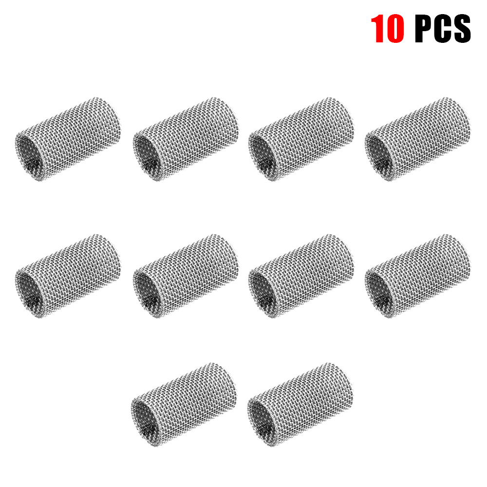 LEEPEE 310s de acero inoxidable para calentador de estacionamiento de aire diésel, 3 capas, enchufe incandescente para coche, filtro de quemador, pantalla, 10 Uds. De malla de filtro