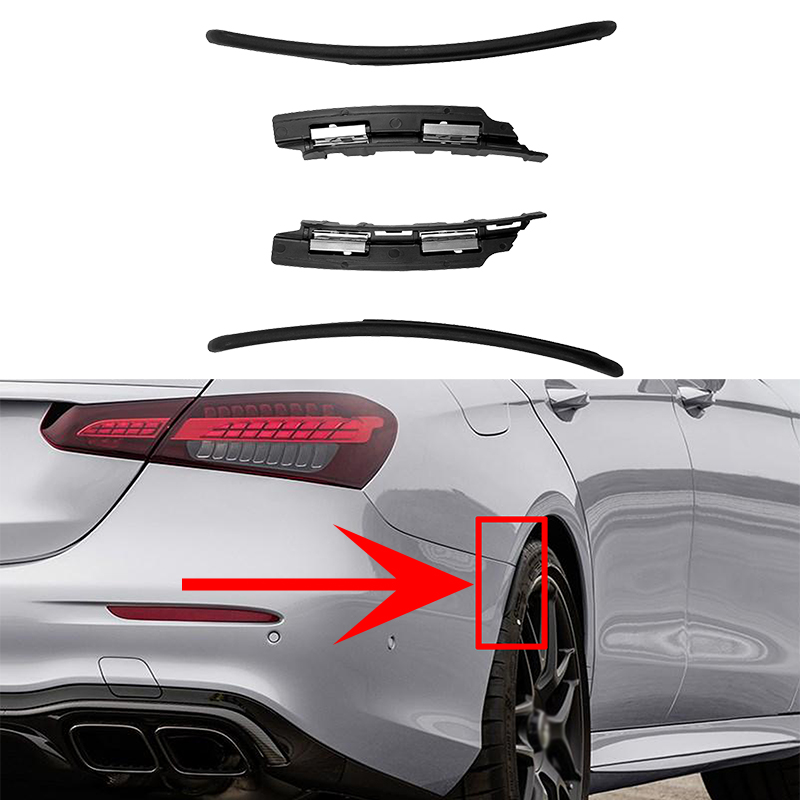 Listwa ozdobna tylnego zderzaka błotnika do Mercedes W213 E200 E250 E300 E400 E53 E63 E43 AMG Line 2016-2022