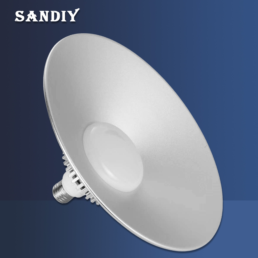 Lámpara LED E27 de alta iluminación, iluminación de fábrica para almacén, taller, Centro Comercial Grande, 50W, 80W, 100W