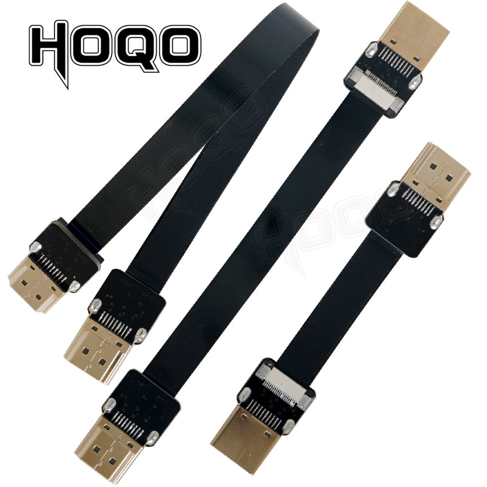 Cable corto HDMI FPV Compatible con HDMI 20cm cinta plana hdmi ligera ultrafina 5cm flexible para cámara de vídeo HDTV 10cm