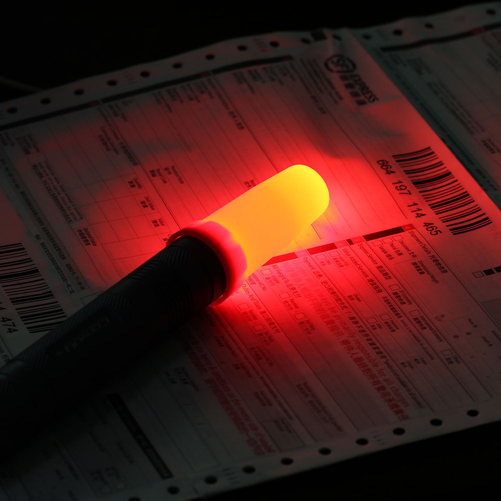 Convoy Flashlight Red / White Diffuser Inner Diameter 4.5mm for S2 S2+ S3 S6 S15 S8 Linterna LED Lantern Torch for Camping Light
