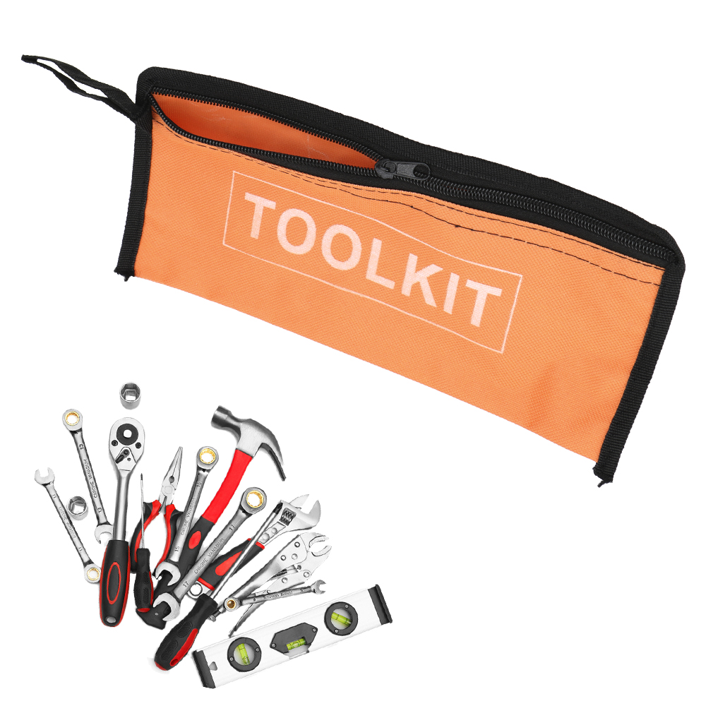 Bolsa portátil multifunción, kits de herramientas, bolsa de herramientas pequeña, organizador impermeable, bolsas de almacenamiento Oxford de lona con cremallera de alta calidad