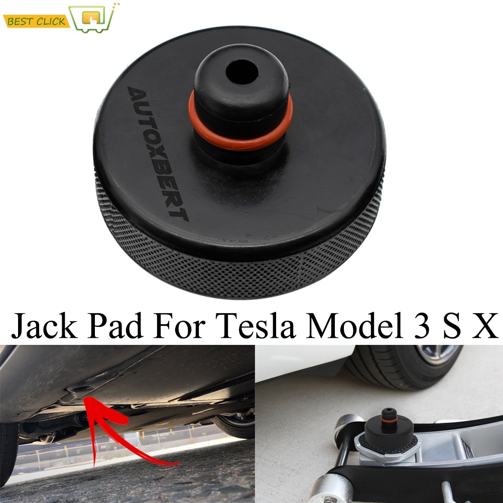Auto Rubber Jack Pad Adapter Reparatie Tool Frame Protector Lifting Slijtvaste Ondersteuning Chassis Voor Tesla Model S Model 3 Model X