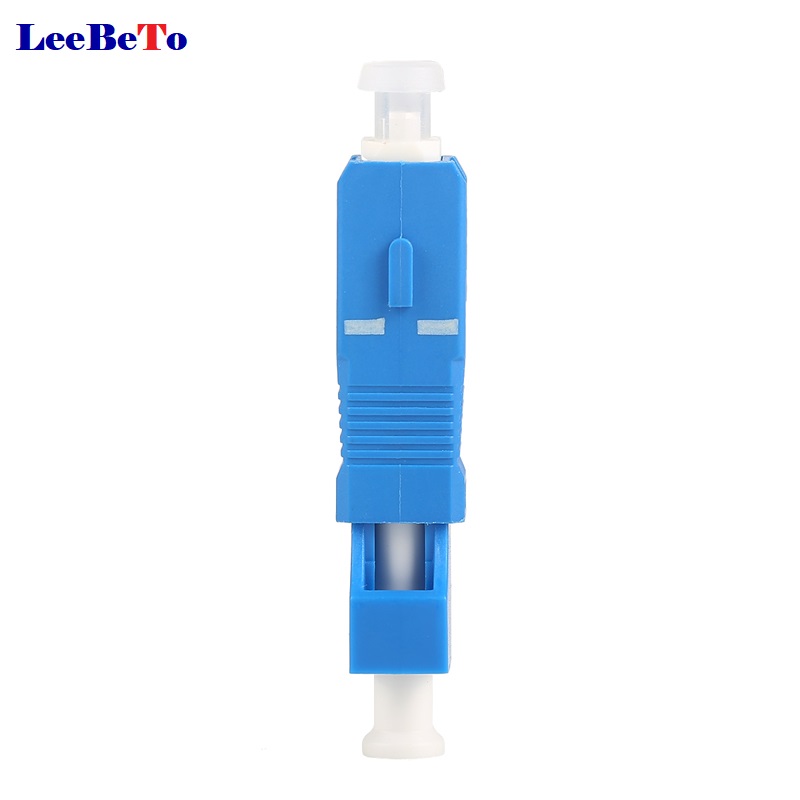 Adaptador de fibra óptica SC macho a LC hembra SC-LC SM-9/125 adaptador óptico híbrido