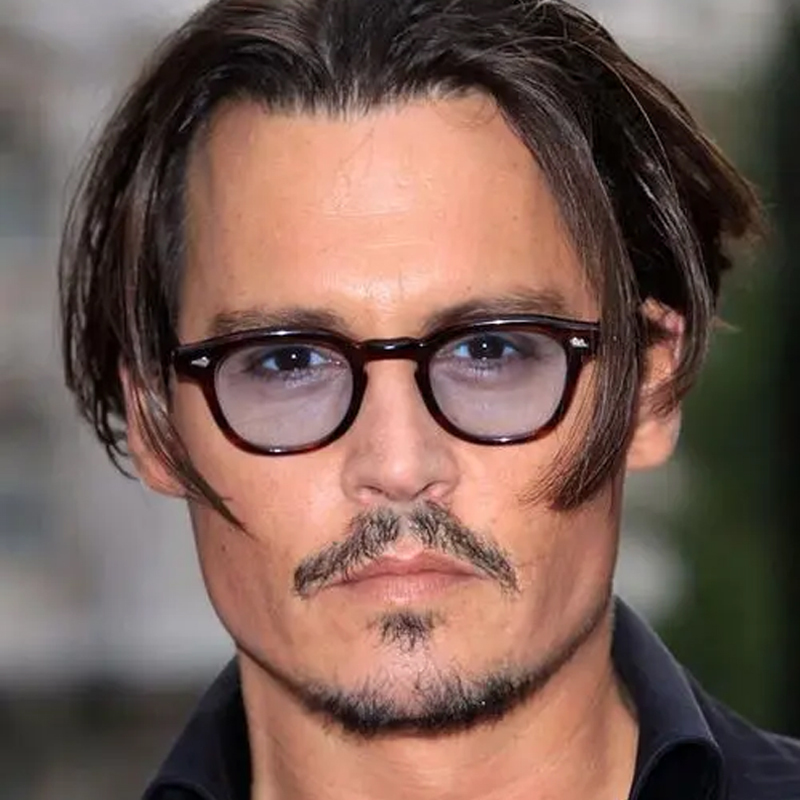Mode Johnny Depp Style lunettes De soleil rondes marque concepteur clair bonbons couleurs lentille lunettes De soleil mâle femme Vintage Oculos De Sol