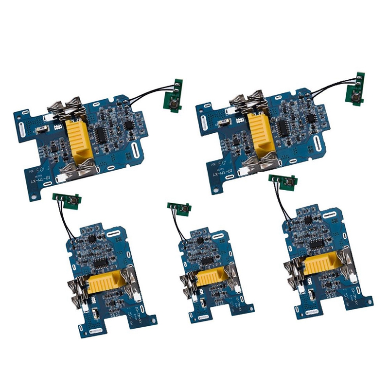 Li-Ion Bateria BMS PCB Carregamento Proteção Board para Makita, Ferramenta Elétrica, BL1830, 18V, BL1815, BL1860, LXT400, Bl1850, 5pcs