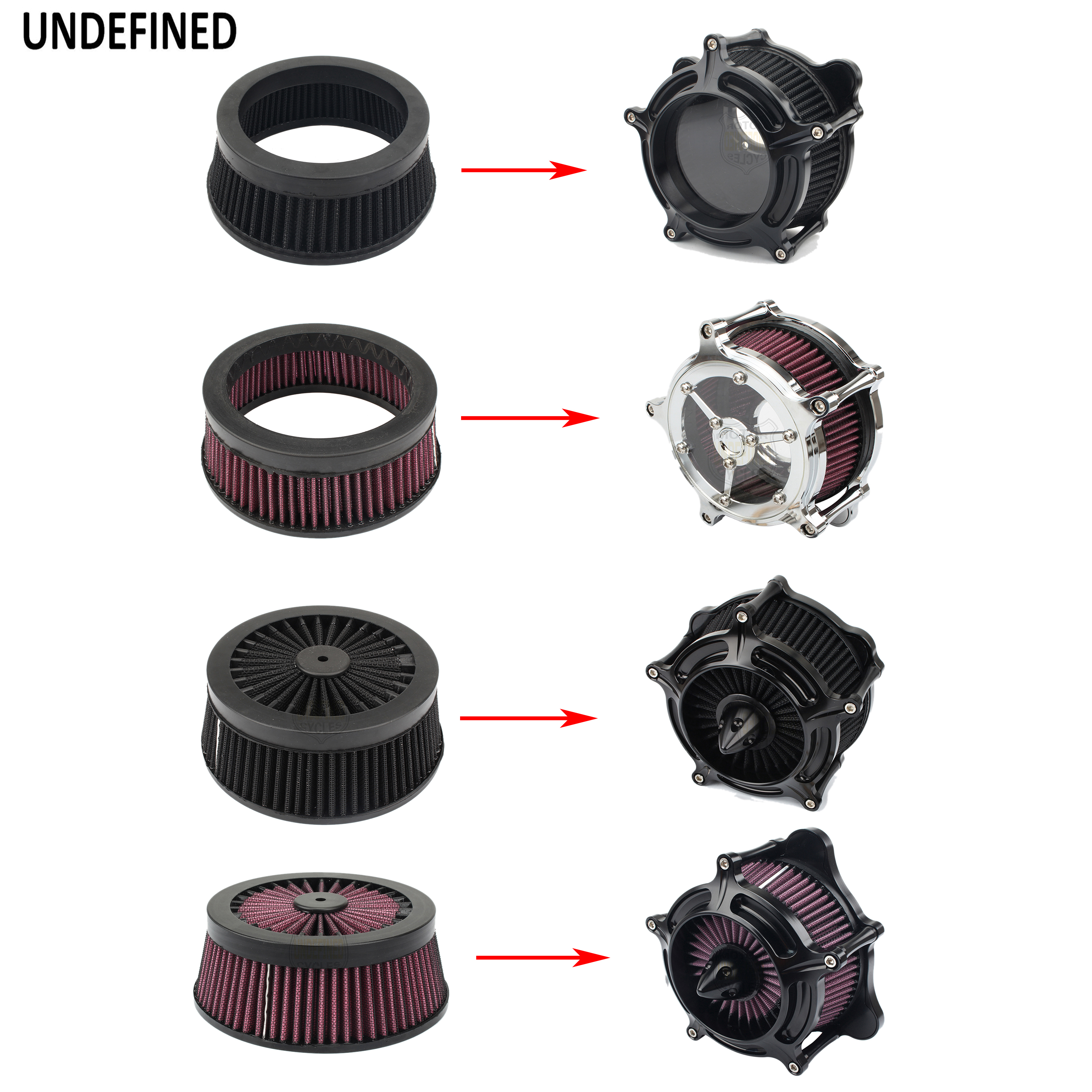 Filter Pembersih Asupan Motor Pengganti Elemen Filter Udara untuk Harley Touring Sportster XL883 XL1200 Besi 883 Dyna Softail