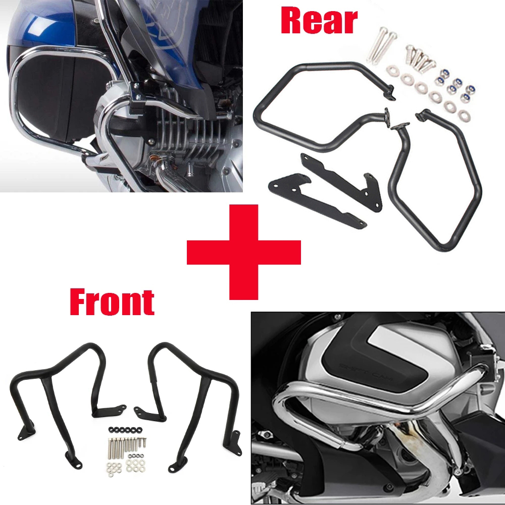 Для BMW R1250RT R1250 RT R 1250 RT 2018-2024: Защитные дуги двигателя (передние и задние), боковые защитные дуги для кофров, бампер-протекторы