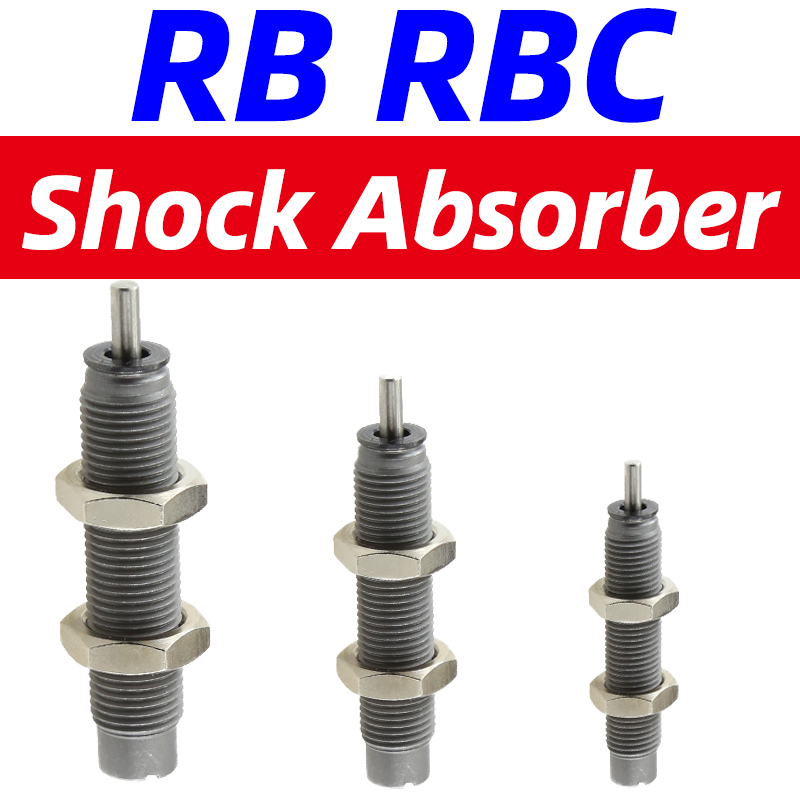 Amortiguador Neumático Hidráulico Ajustable, Amortiguador Hidráulico Serie RB RB0805 RB1007 con Tapa RBC1007 RBC2725